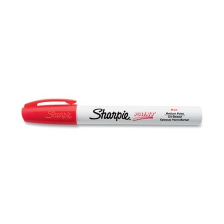 Sanford Red Paint Marker, Medium Chisel Tip 35550